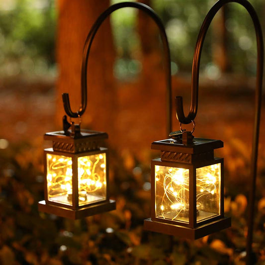 Set of 2 Solar Lantern Lights-0